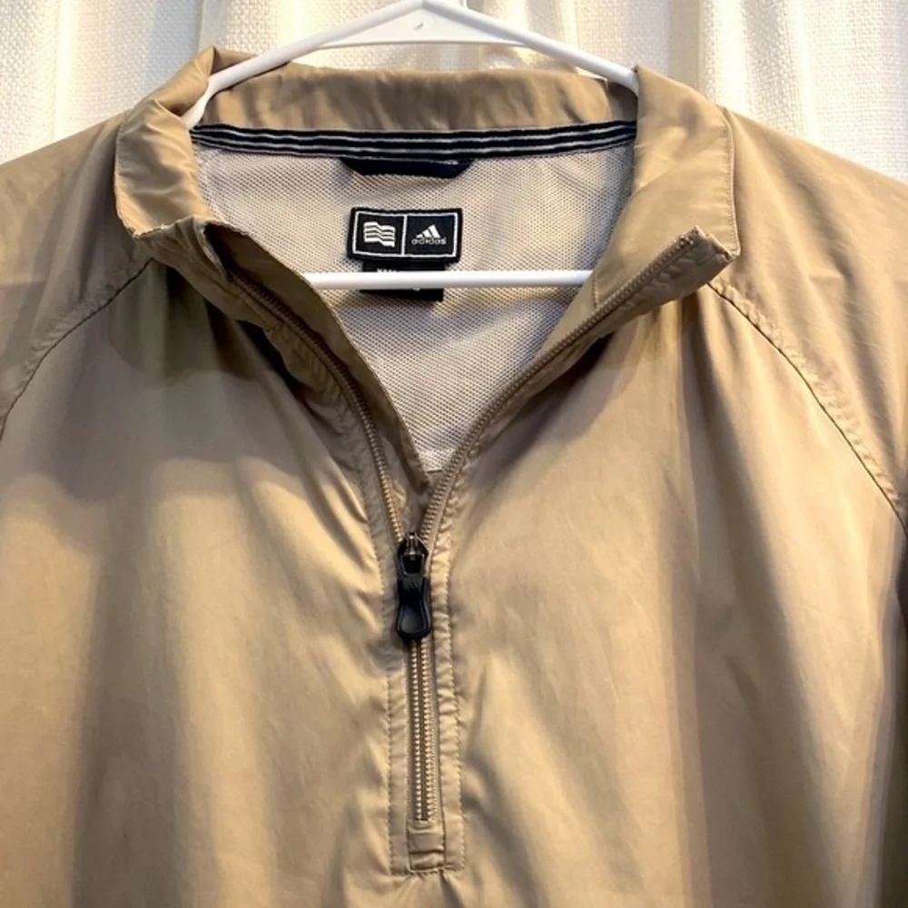 Men’s Adidas Half Sleeve Polyester Golf Jacket Size XL